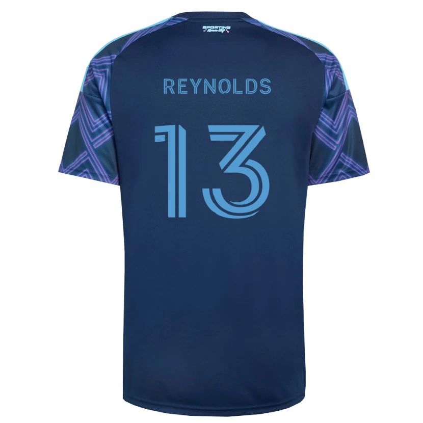 Danxen Dame Justin Reynolds #13 Kongelig Blå Lilla Bortetrøye Drakt Trøye 2026/27 Skjorter T-Skjorte
