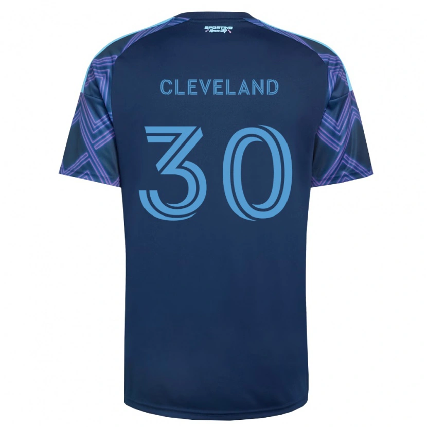 Danxen Dame Stefan Cleveland #30 Kongelig Blå Lilla Bortetrøye Drakt Trøye 2026/27 Skjorter T-Skjorte