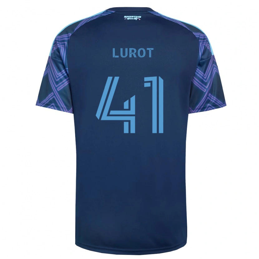 Danxen Dame Pierre Lurot #41 Kongelig Blå Lilla Bortetrøye Drakt Trøye 2026/27 Skjorter T-Skjorte