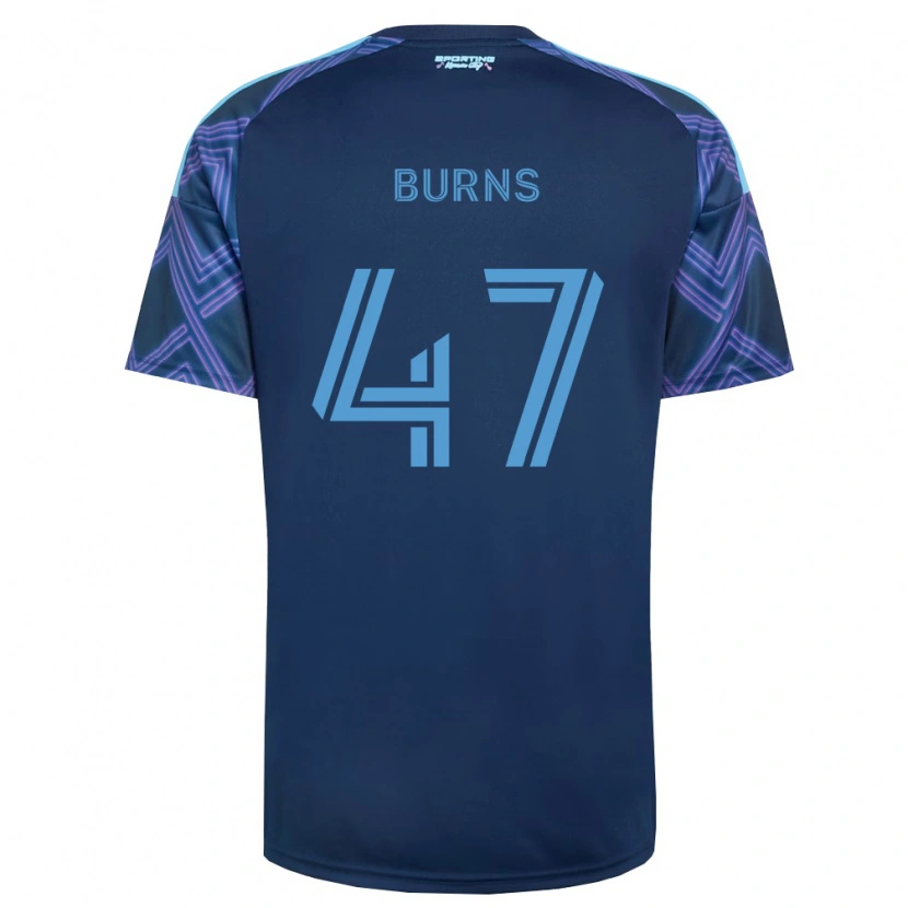 Danxen Dame Trevor Burns #47 Kongelig Blå Lilla Bortetrøye Drakt Trøye 2026/27 Skjorter T-Skjorte