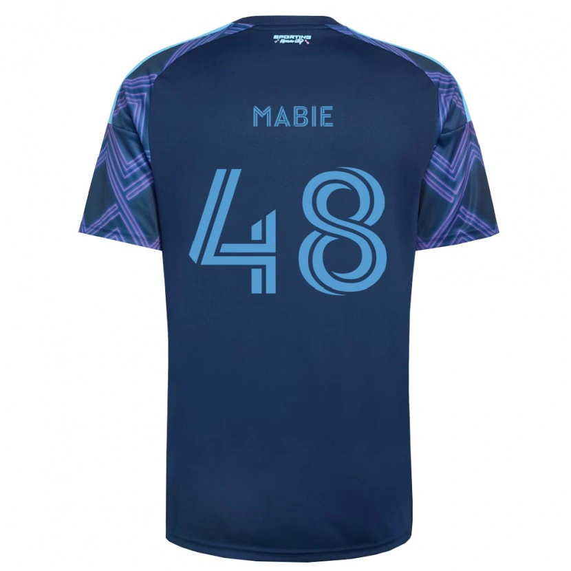 Danxen Dame Blaine Mabie #48 Kongelig Blå Lilla Bortetrøye Drakt Trøye 2026/27 Skjorter T-Skjorte
