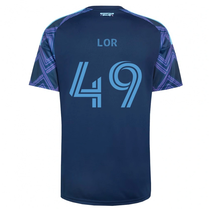 Danxen Dame Troy Lor #49 Kongelig Blå Lilla Bortetrøye Drakt Trøye 2026/27 Skjorter T-Skjorte