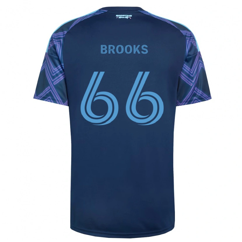 Danxen Dame Edson Brooks #66 Kongelig Blå Lilla Bortetrøye Drakt Trøye 2026/27 Skjorter T-Skjorte