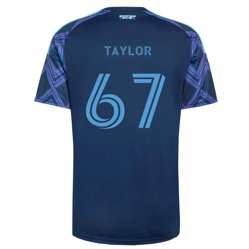 Danxen Dame Kael Taylor #67 Kongelig Blå Lilla Bortetrøye Drakt Trøye 2026/27 Skjorter T-Skjorte