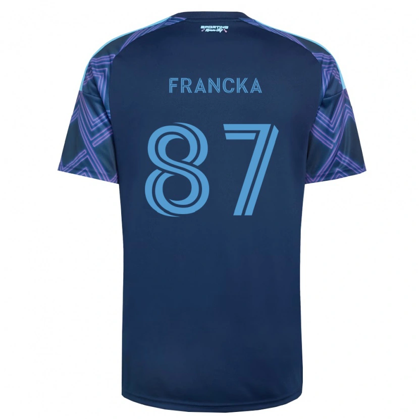 Danxen Dame Jack Francka #87 Kongelig Blå Lilla Bortetrøye Drakt Trøye 2026/27 Skjorter T-Skjorte