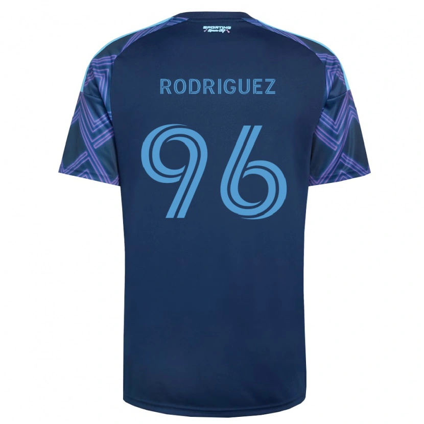 Danxen Dame Missael Rodríguez #96 Kongelig Blå Lilla Bortetrøye Drakt Trøye 2026/27 Skjorter T-Skjorte