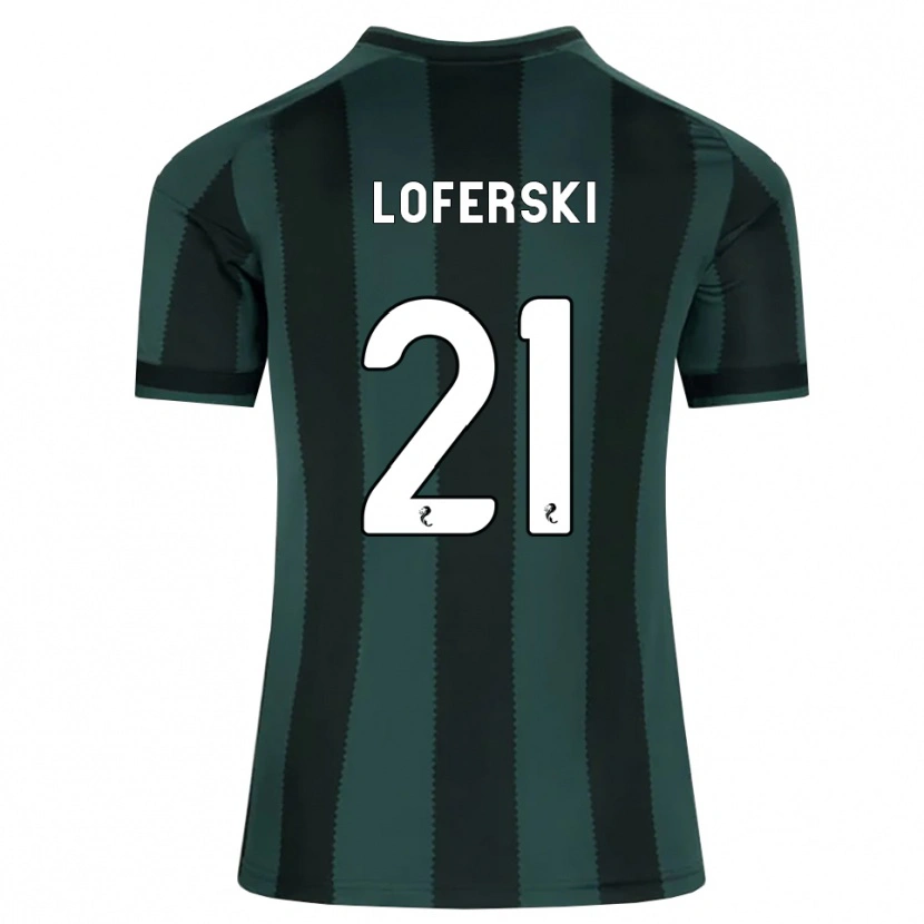 Danxen Dame Kit Loferski #21 Mørk Skifergrå Svart Bortetrøye Drakt Trøye 2026/27 Skjorter T-Skjorte