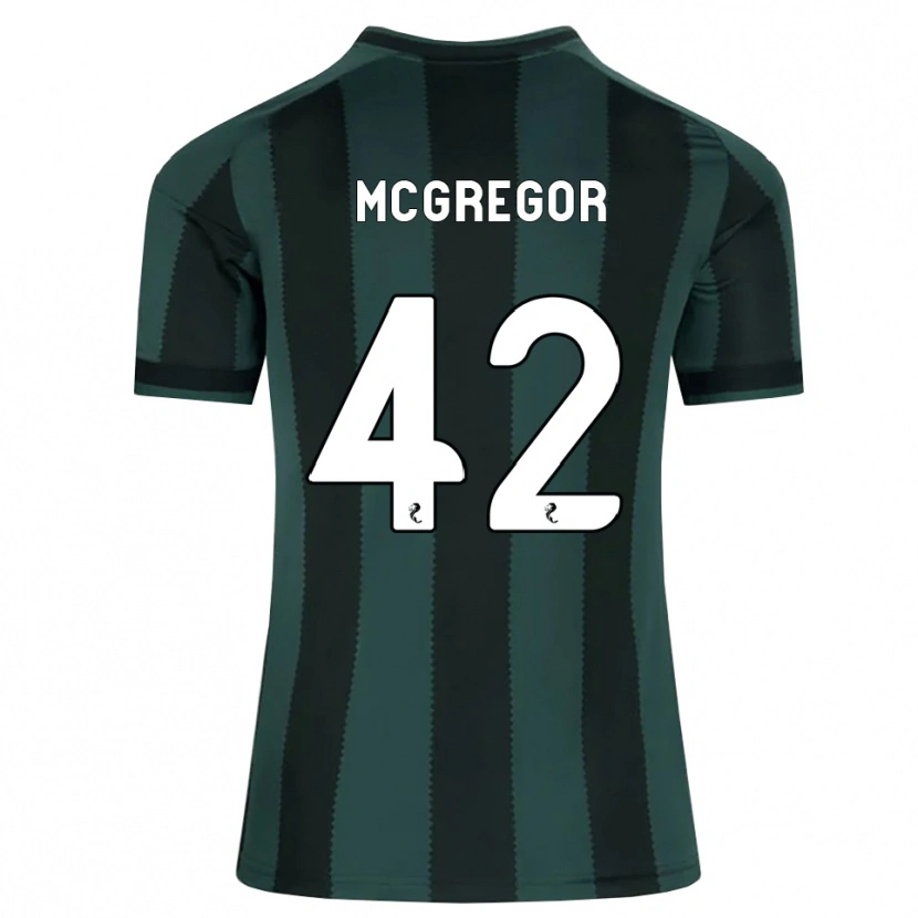 Danxen Dame Callum Mcgregor #42 Mørk Skifergrå Svart Bortetrøye Drakt Trøye 2026/27 Skjorter T-Skjorte