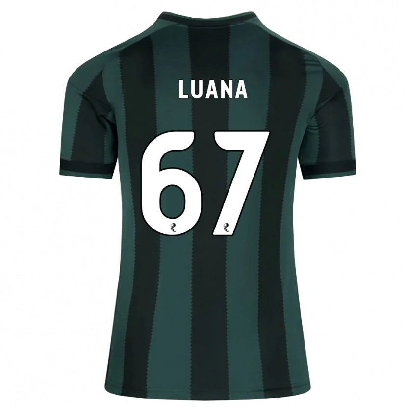 Danxen Dame Luana Muñoz #67 Mørk Skifergrå Svart Bortetrøye Drakt Trøye 2026/27 Skjorter T-Skjorte