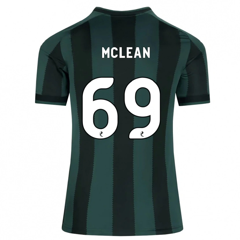 Danxen Dame Kai Mclean #69 Mørk Skifergrå Svart Bortetrøye Drakt Trøye 2026/27 Skjorter T-Skjorte