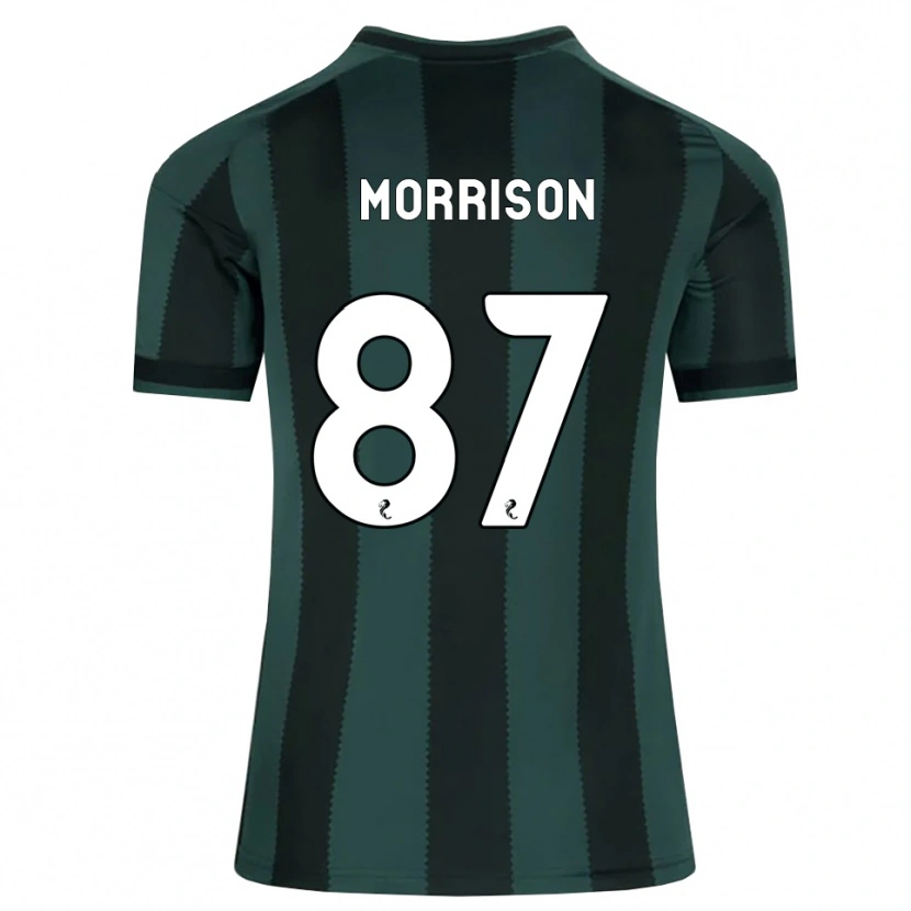 Danxen Dame Joe Morrison #87 Mørk Skifergrå Svart Bortetrøye Drakt Trøye 2026/27 Skjorter T-Skjorte