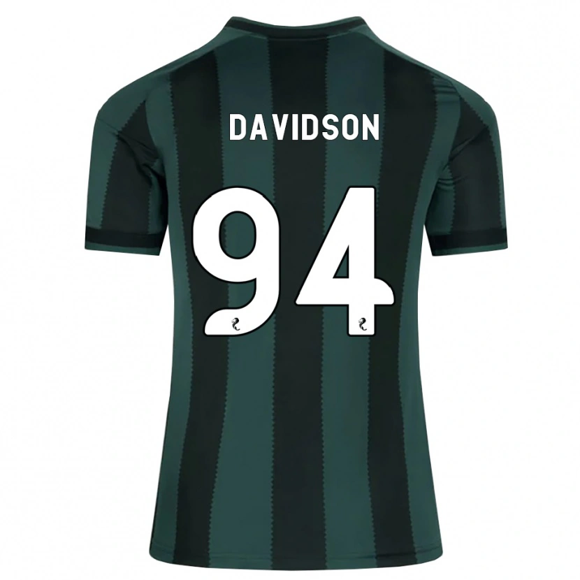 Danxen Dame Bruno Davidson #94 Mørk Skifergrå Svart Bortetrøye Drakt Trøye 2026/27 Skjorter T-Skjorte
