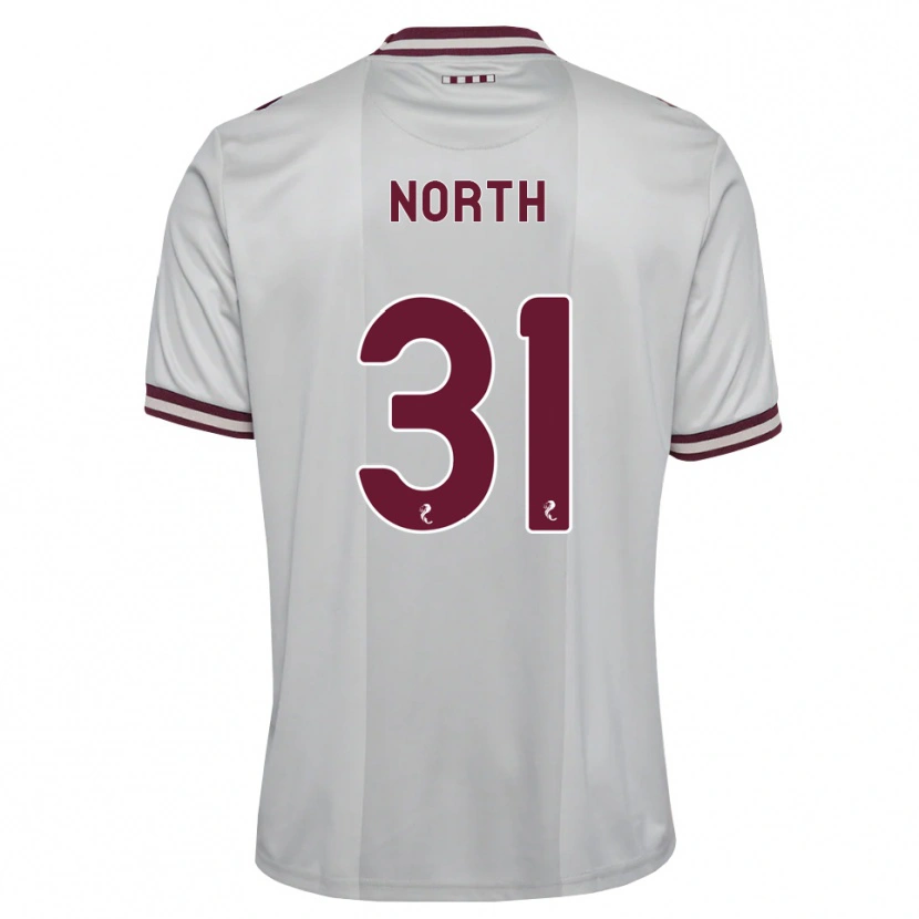Danxen Dame Tommy North #31 Hvit Burgunder Bortetrøye Drakt Trøye 2026/27 Skjorter T-Skjorte