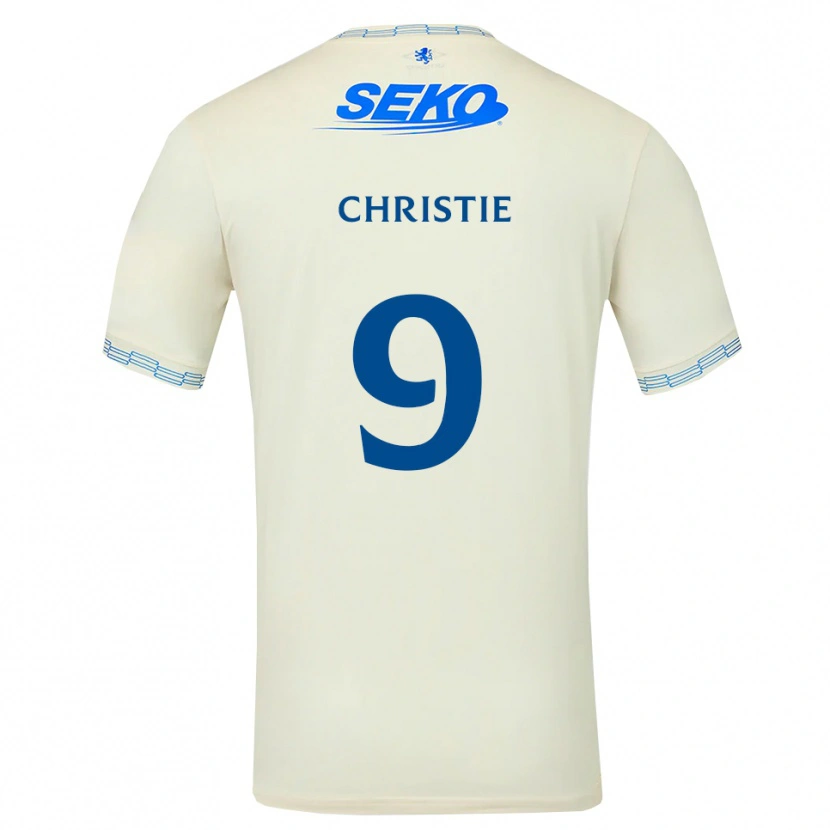 Danxen Dame Cormac Christie #9 Dyp Himmelblå Hvit Bortetrøye Drakt Trøye 2026/27 Skjorter T-Skjorte