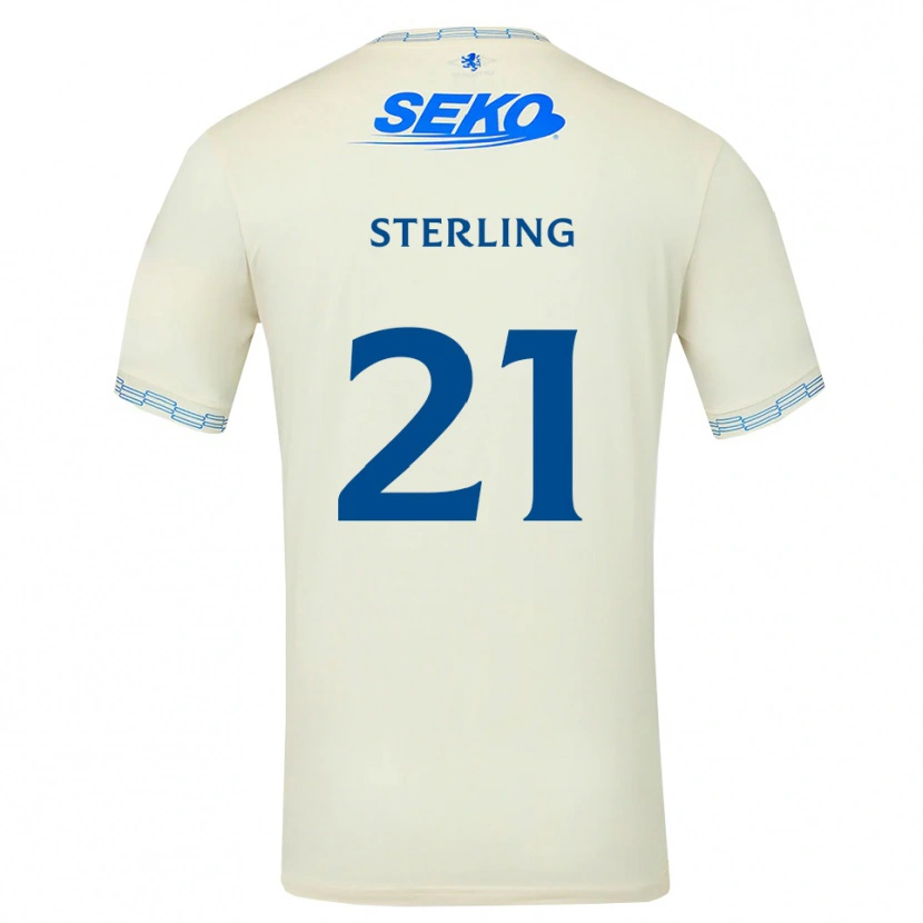 Danxen Dame Dujon Sterling #21 Dyp Himmelblå Hvit Bortetrøye Drakt Trøye 2026/27 Skjorter T-Skjorte