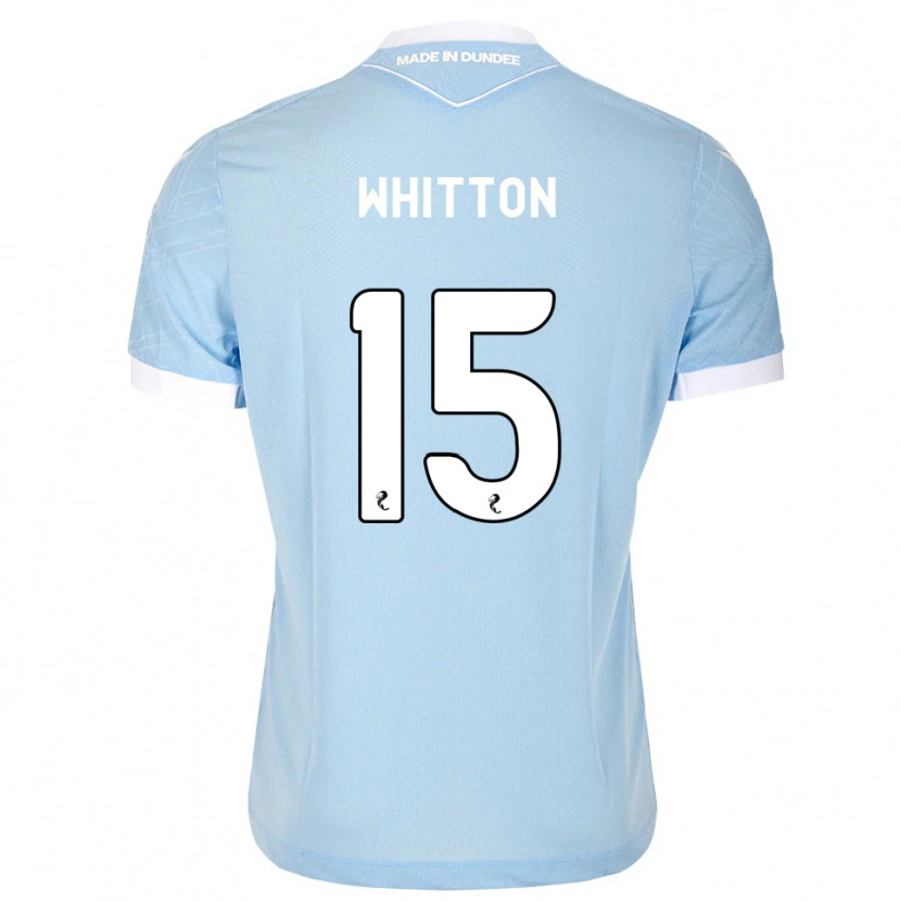 Danxen Dame Jamie Whitton #15 Lys Himmelblå Hvit Bortetrøye Drakt Trøye 2026/27 Skjorter T-Skjorte