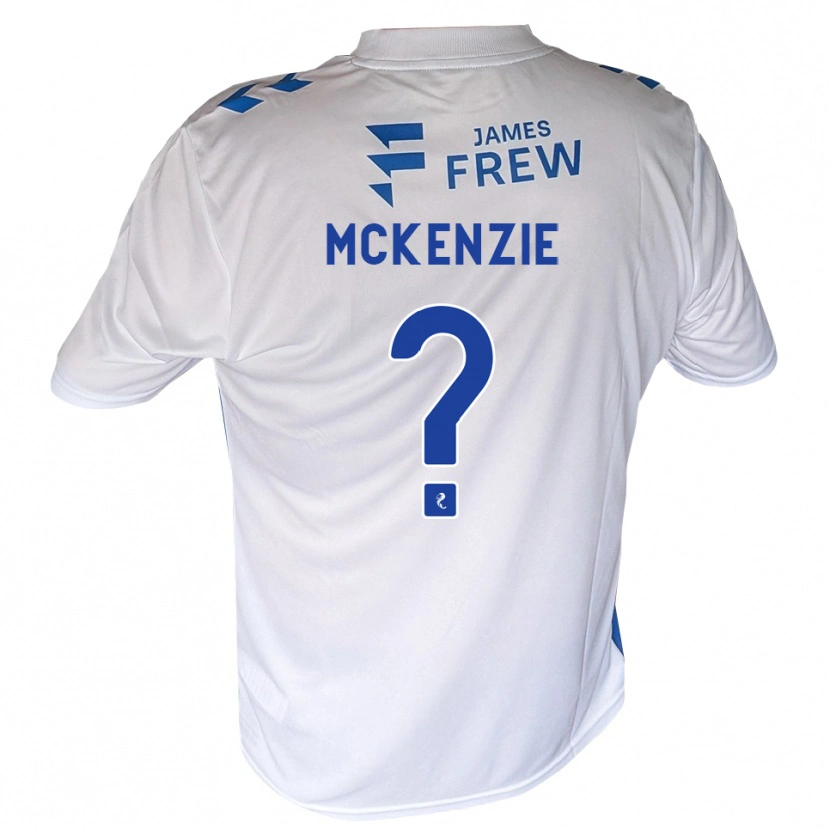 Danxen Barn Mollie Mckenzie #0 Kongeligblå Hvit Hjemmetrøye Drakt Trøye 2026/27 Skjorter T-Skjorte