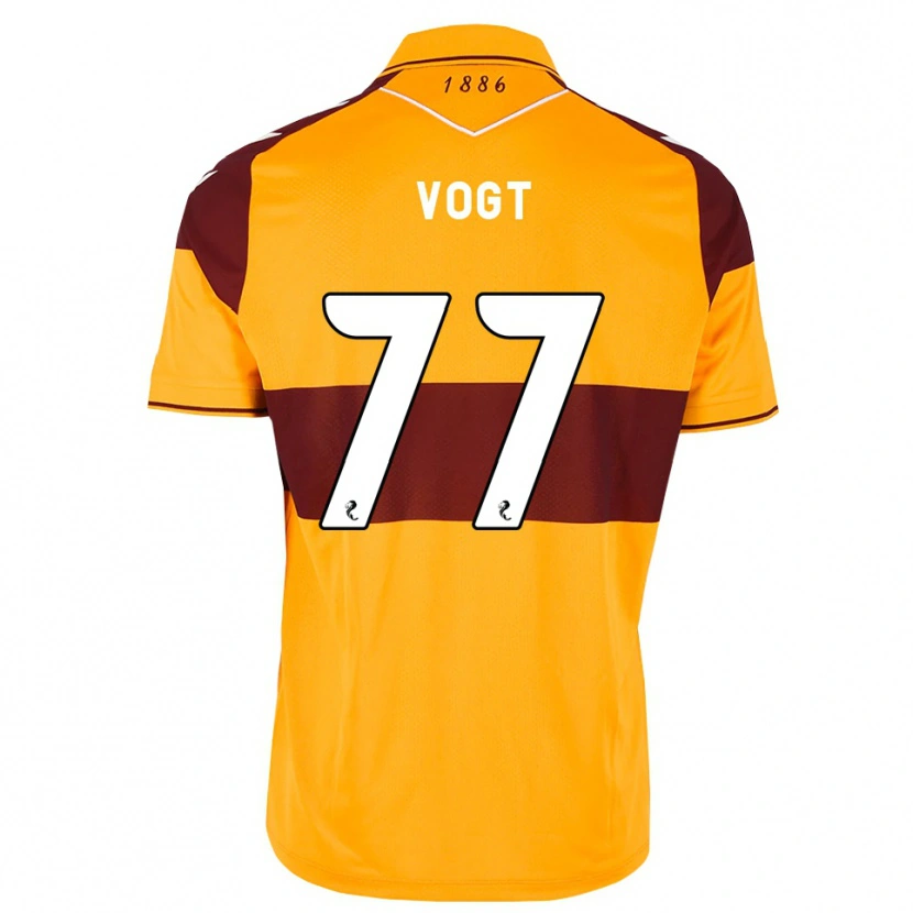 Danxen Barn Willy Vogt #77 Brun Oransje Hjemmetrøye Drakt Trøye 2026/27 Skjorter T-Skjorte