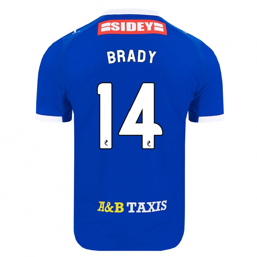 Danxen Barn Scarlett Brady #14 Blå Rød Gul Hjemmetrøye Drakt Trøye 2026/27 Skjorter T-Skjorte