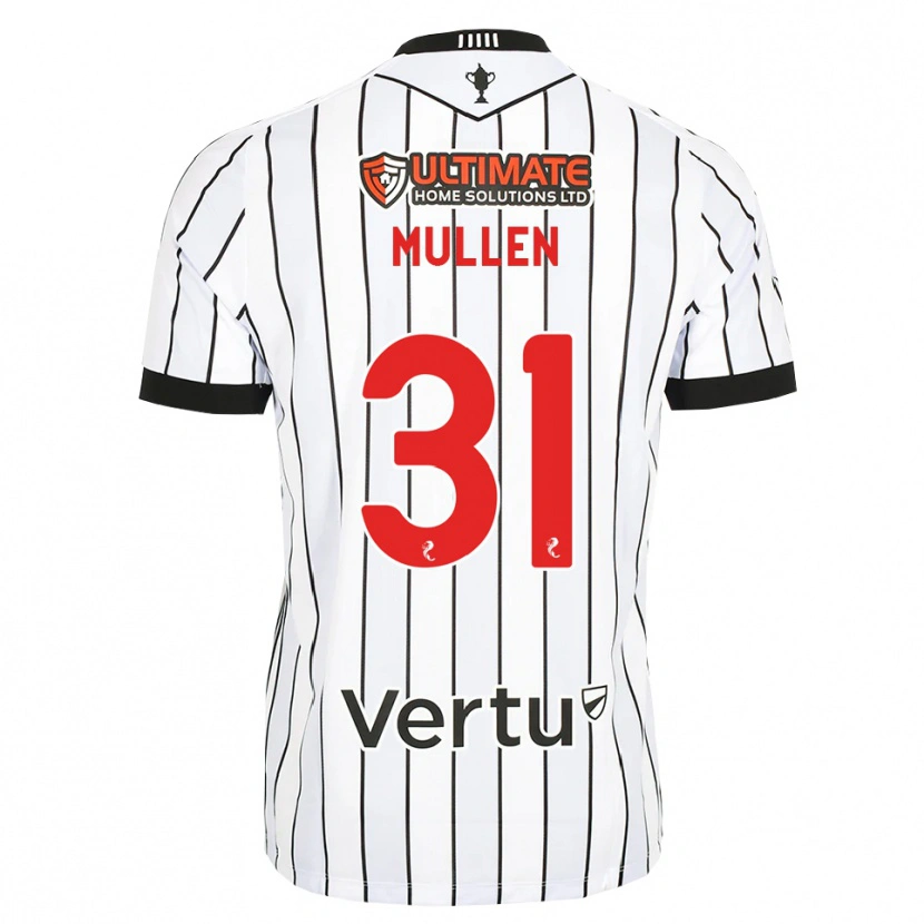 Danxen Barn Ryan Mullen #31 Hvit Svart Rød Hjemmetrøye Drakt Trøye 2026/27 Skjorter T-Skjorte