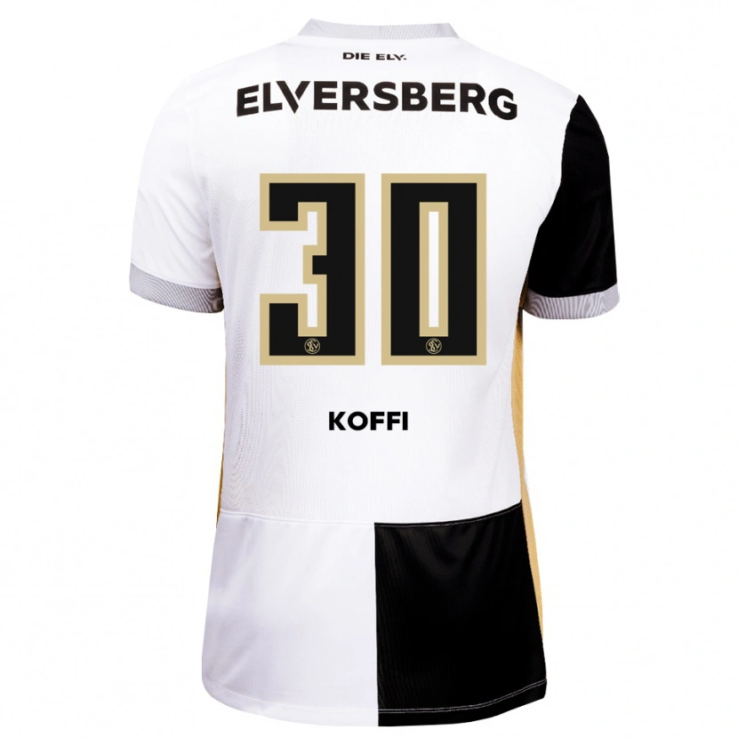 Danxen Barn Kevin Koffi #30 Svart Hvit Brun Hjemmetrøye Drakt Trøye 2026/27 Skjorter T-Skjorte
