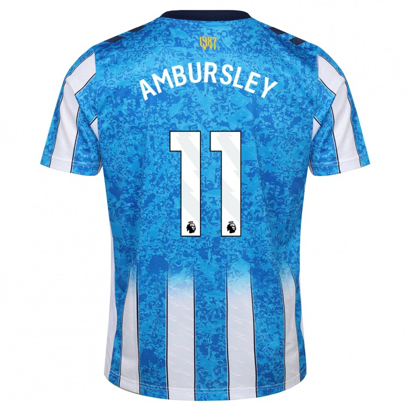 Danxen Barn Conrad Ambursley #11 Hvit Blå Oransje Hjemmetrøye Drakt Trøye 2026/27 Skjorter T-Skjorte