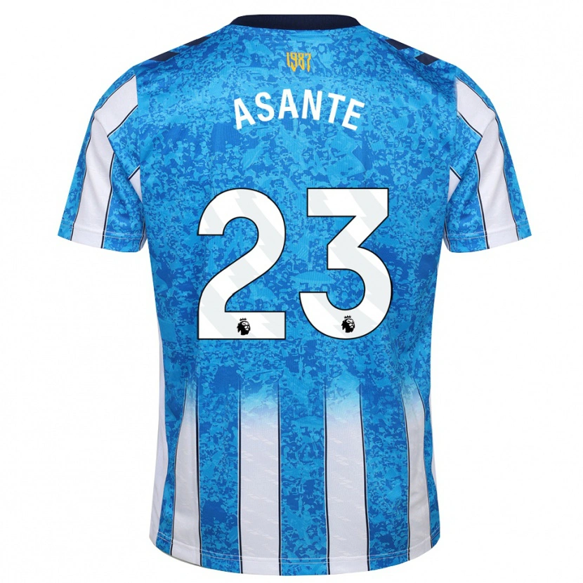 Danxen Barn Brandon Thomas-Asante #23 Hvit Blå Oransje Hjemmetrøye Drakt Trøye 2026/27 Skjorter T-Skjorte