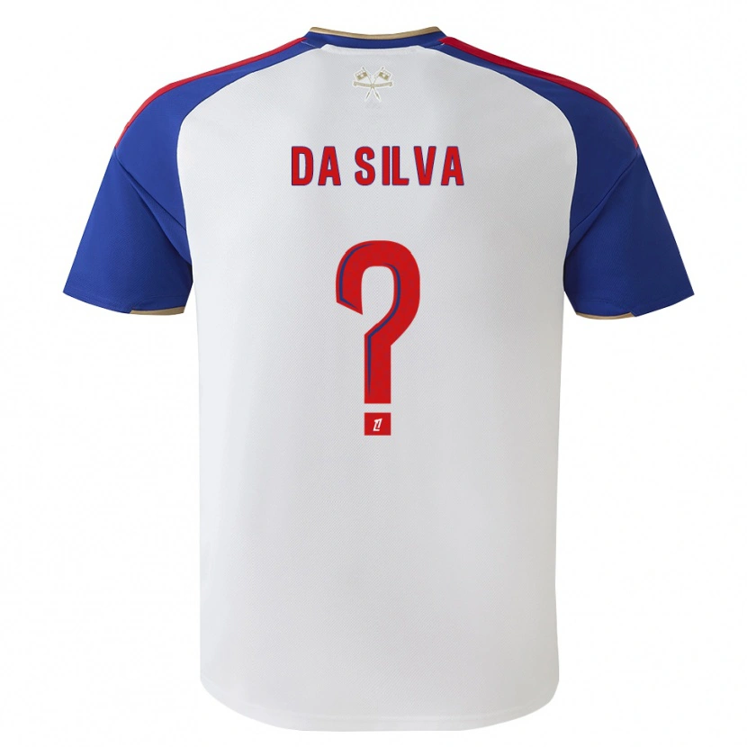 Danxen Barn Florent Da Silva #0 Kongeblå Rød Hvit Hjemmetrøye Drakt Trøye 2026/27 Skjorter T-Skjorte