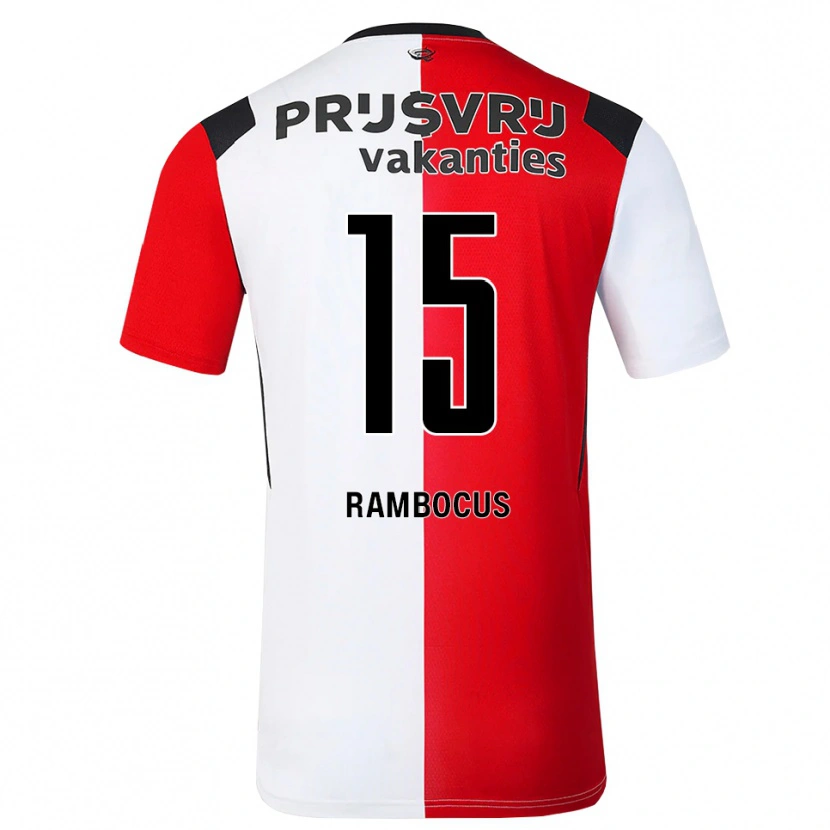 Danxen Barn Diego Rambocus #15 Rød Hvit Svart Hjemmetrøye Drakt Trøye 2026/27 Skjorter T-Skjorte