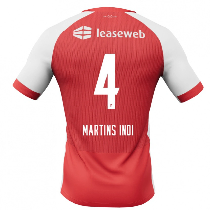 Danxen Barn Bruno Martins Indi #4 Rød Hvit Svart Hjemmetrøye Drakt Trøye 2026/27 Skjorter T-Skjorte