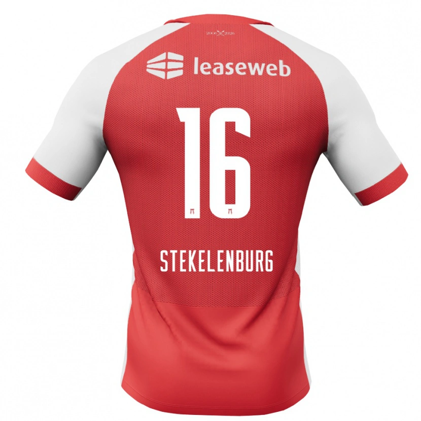 Danxen Barn Sem Stekelenburg #16 Rød Hvit Svart Hjemmetrøye Drakt Trøye 2026/27 Skjorter T-Skjorte