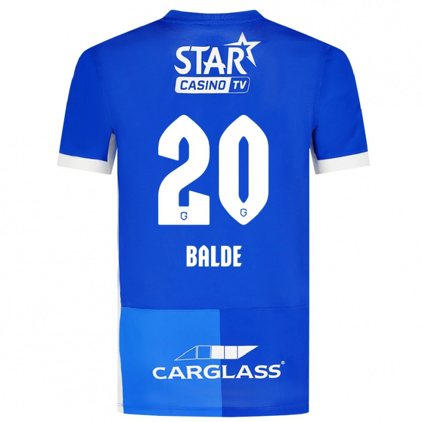 Danxen Barn Thierno Balde #20 Mellomblå Kongeblå Hvit Hjemmetrøye Drakt Trøye 2026/27 Skjorter T-Skjorte