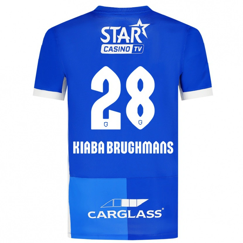 Danxen Barn Lucca Brughmans #28 Mellomblå Kongeblå Hvit Hjemmetrøye Drakt Trøye 2026/27 Skjorter T-Skjorte