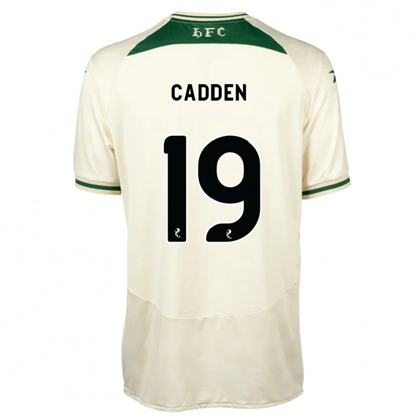 Danxen Barn Nicky Cadden #19 Hvit Skogsgrønn Bortetrøye Drakt Trøye 2026/27 Skjorter T-Skjorte
