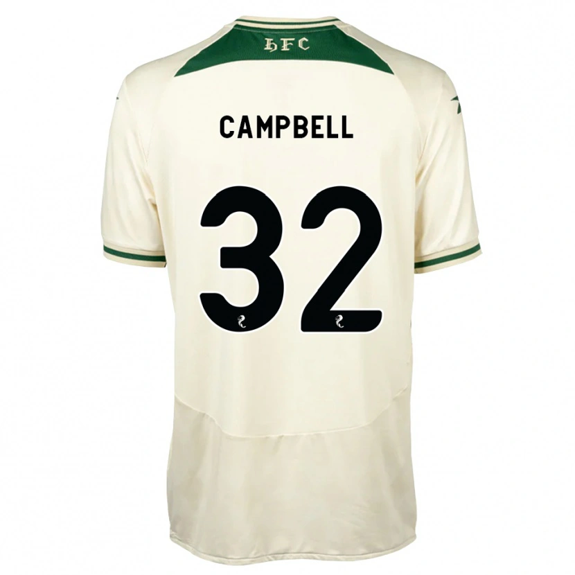 Danxen Barn Josh Campbell #32 Hvit Skogsgrønn Bortetrøye Drakt Trøye 2026/27 Skjorter T-Skjorte
