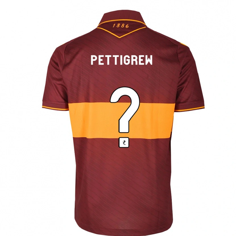 Danxen Barn Matthew Pettigrew #0 Oransje Brun Bortetrøye Drakt Trøye 2026/27 Skjorter T-Skjorte