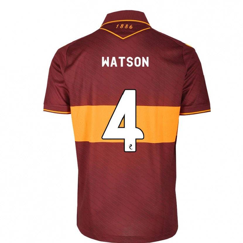 Danxen Barn Chelsie Watson #4 Oransje Brun Bortetrøye Drakt Trøye 2026/27 Skjorter T-Skjorte