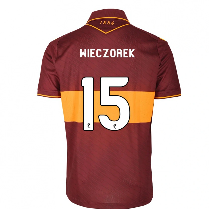 Danxen Barn Olivier Wieczorek #15 Oransje Brun Bortetrøye Drakt Trøye 2026/27 Skjorter T-Skjorte