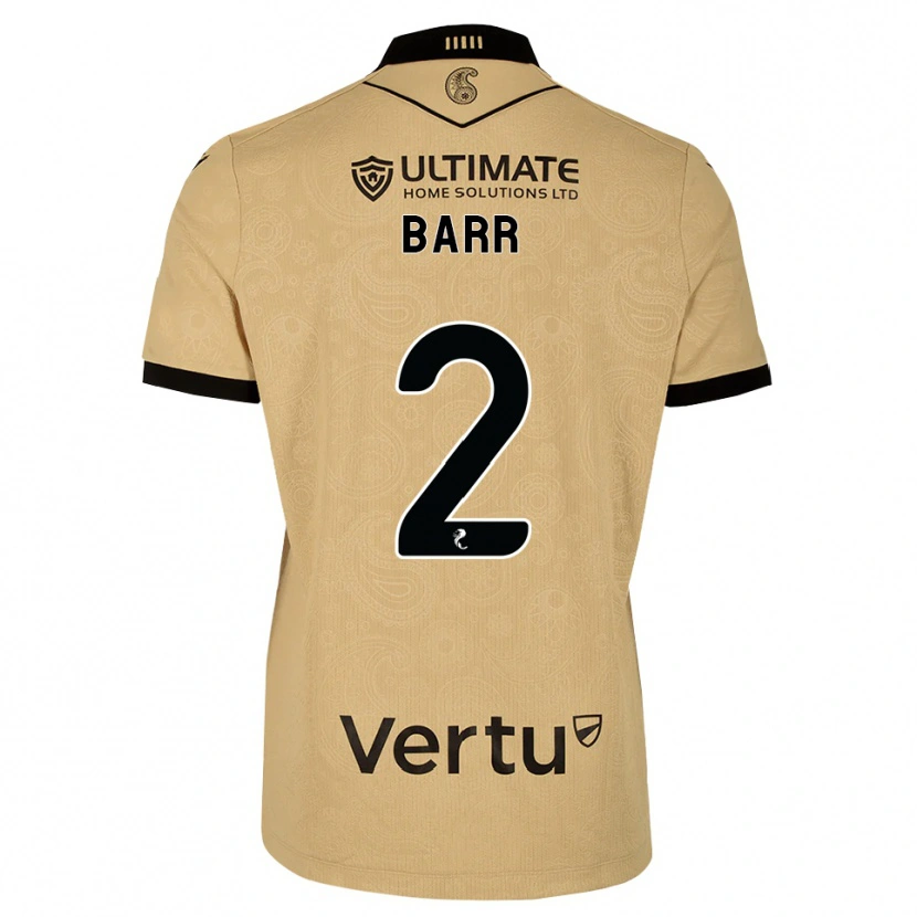 Danxen Barn Jack Barr #2 Burlywood Svart Bortetrøye Drakt Trøye 2026/27 Skjorter T-Skjorte