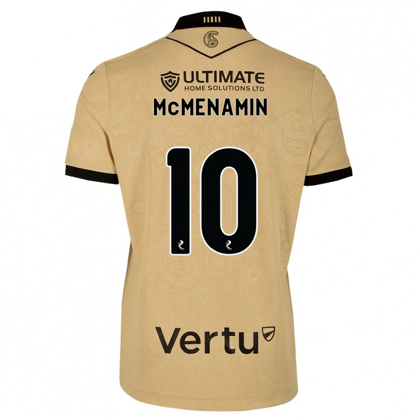 Danxen Barn Conor Mcmenamin #10 Burlywood Svart Bortetrøye Drakt Trøye 2026/27 Skjorter T-Skjorte