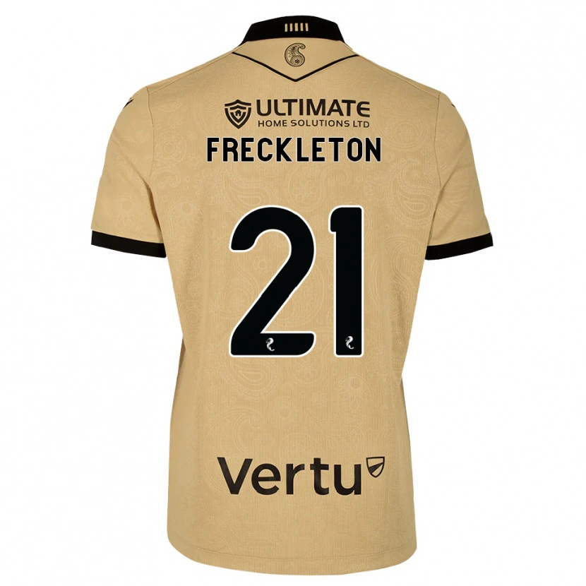 Danxen Barn Miguel Freckleton #21 Burlywood Svart Bortetrøye Drakt Trøye 2026/27 Skjorter T-Skjorte