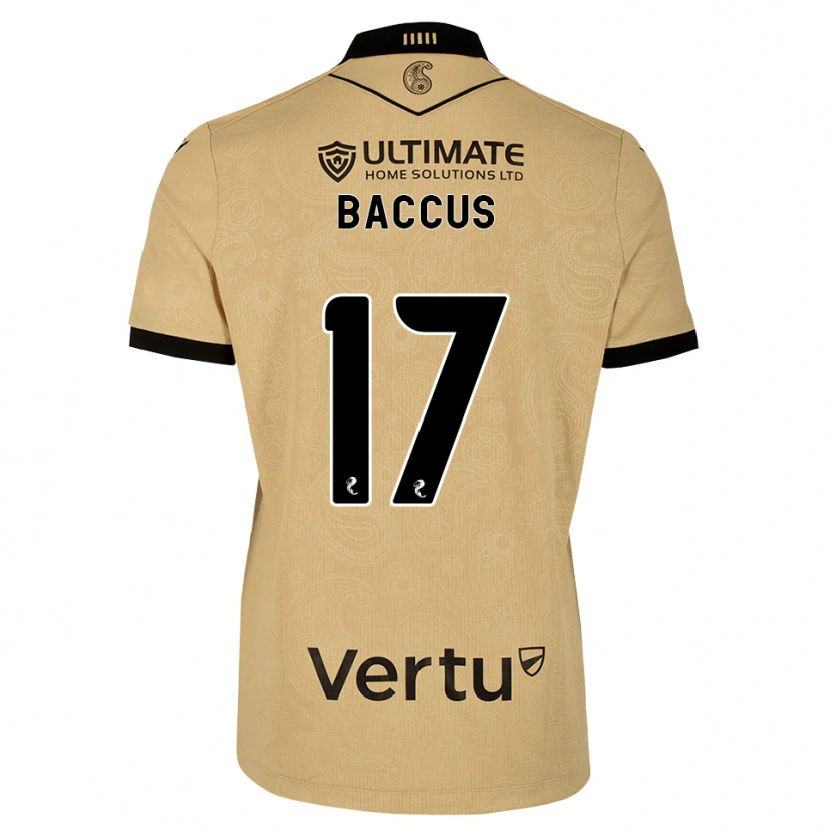 Danxen Barn Keanu Baccus #17 Burlywood Svart Bortetrøye Drakt Trøye 2026/27 Skjorter T-Skjorte