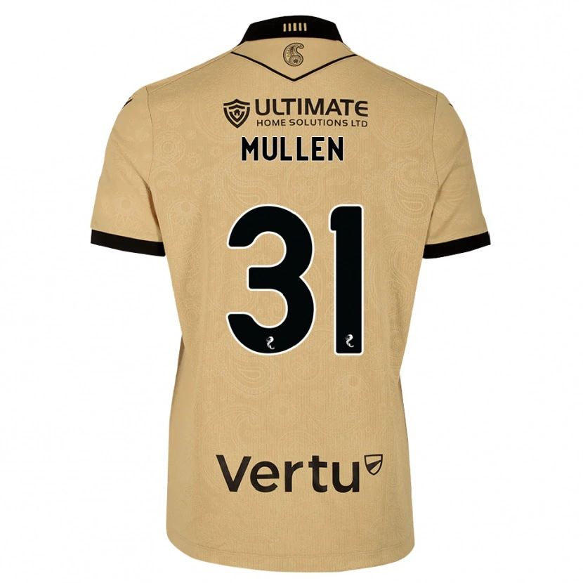 Danxen Barn Ryan Mullen #31 Burlywood Svart Bortetrøye Drakt Trøye 2026/27 Skjorter T-Skjorte