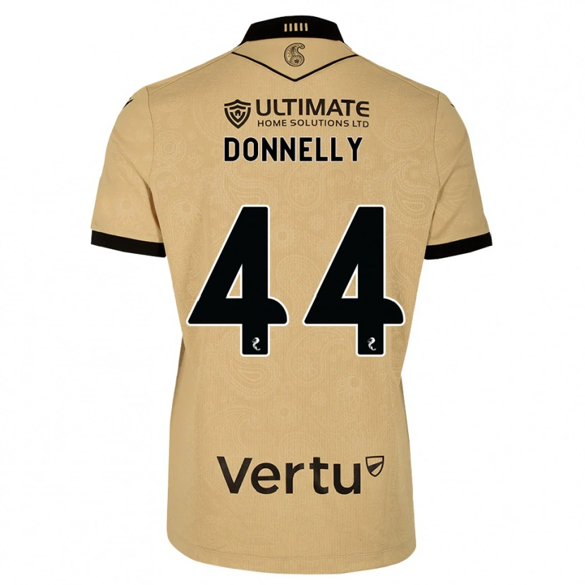 Danxen Barn Liam Donnelly #44 Burlywood Svart Bortetrøye Drakt Trøye 2026/27 Skjorter T-Skjorte
