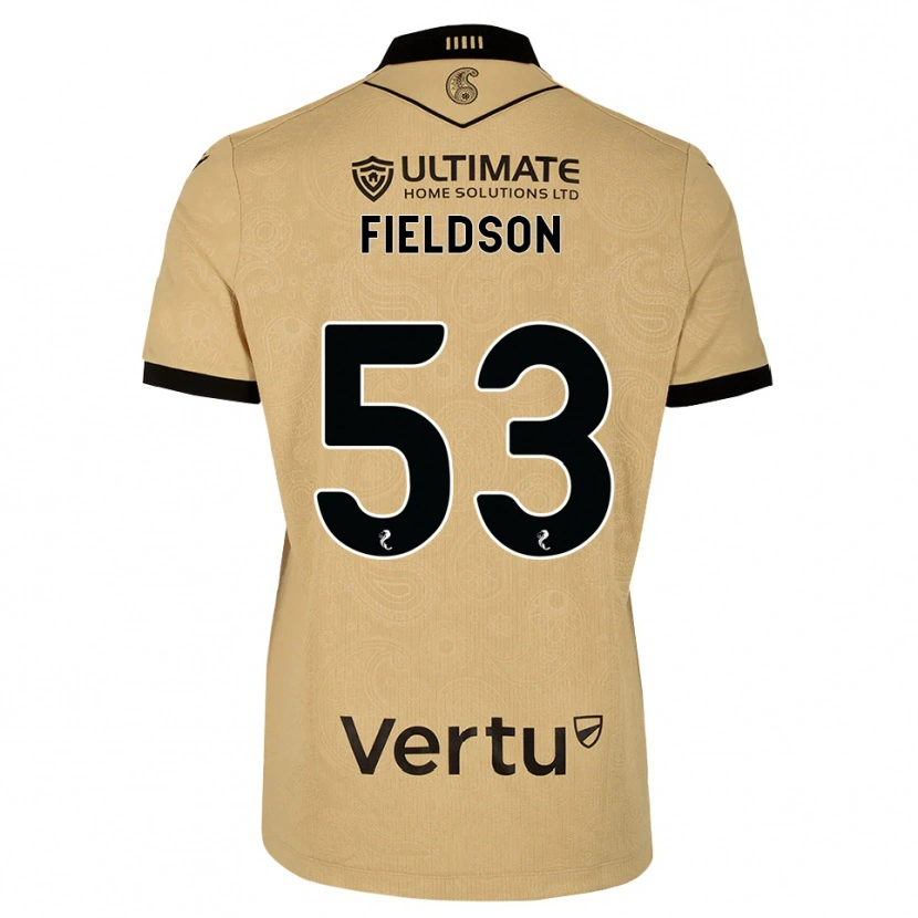 Danxen Barn Henry Fieldson #53 Burlywood Svart Bortetrøye Drakt Trøye 2026/27 Skjorter T-Skjorte