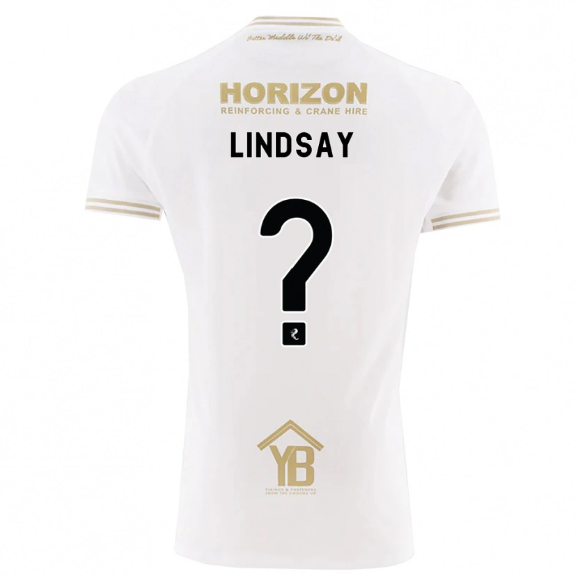 Danxen Barn Casey Lindsay #0 Hvete Hvit Bortetrøye Drakt Trøye 2026/27 Skjorter T-Skjorte