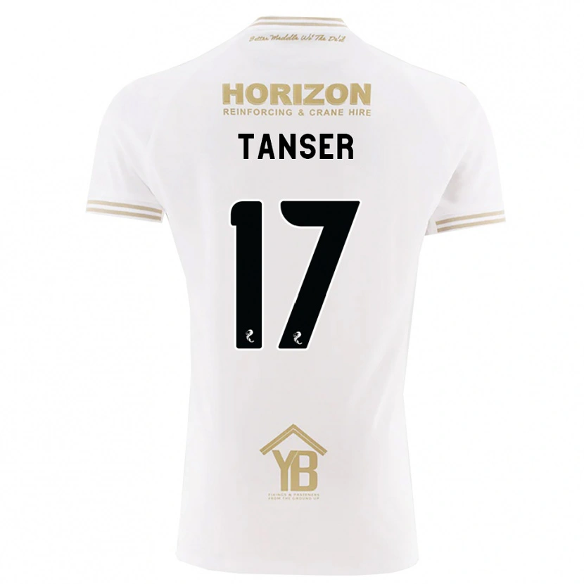 Danxen Barn Scott Tanser #17 Hvete Hvit Bortetrøye Drakt Trøye 2026/27 Skjorter T-Skjorte