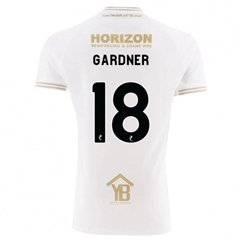 Danxen Barn Joe Gardner #18 Hvete Hvit Bortetrøye Drakt Trøye 2026/27 Skjorter T-Skjorte