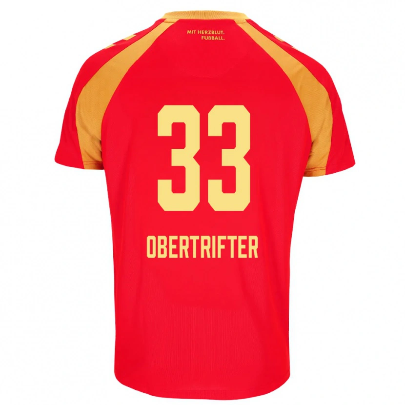 Danxen Barn Ben Obertrifter #33 Rød Oransje Svart Bortetrøye Drakt Trøye 2026/27 Skjorter T-Skjorte
