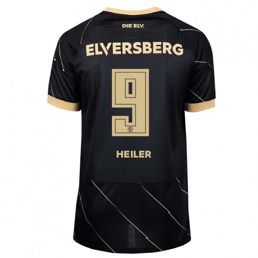 Danxen Barn Luca Heiler #9 Svart Brun Bortetrøye Drakt Trøye 2026/27 Skjorter T-Skjorte